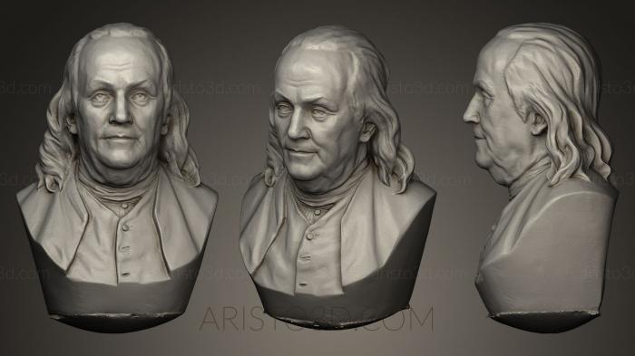 Busts and bas-reliefs of famous people (BUSTC_0046) 3D model for CNC machine